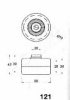 ASHIKA 45-01-121 Tensioner, timing belt